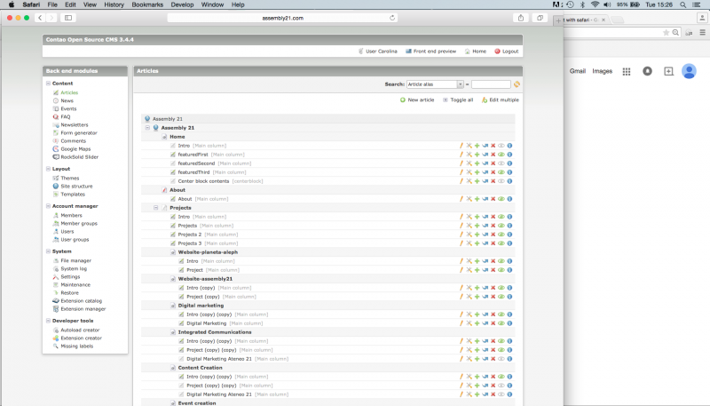 A very smart content management system
